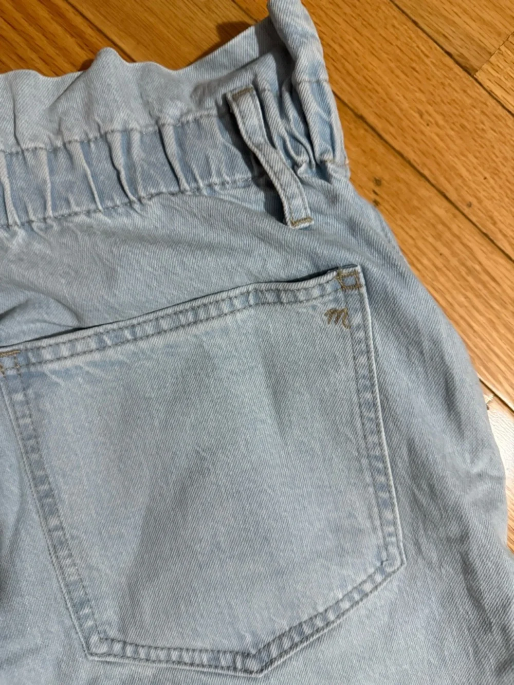 Madewell NWOT❗️Paperwaist Classic Straight Jeans in Broomfield Wash - Picture 13 of 13